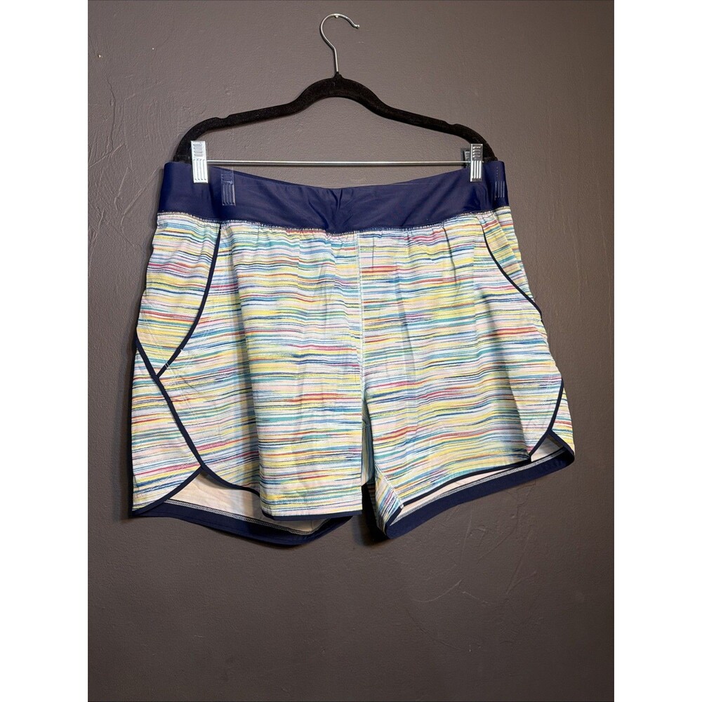 Lands End Swimsuit Shorts Bottoms 16 Womens Multi Color